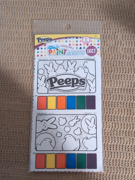 Peeps Other - Magic Shareable Paint Sheets 16 Count New
